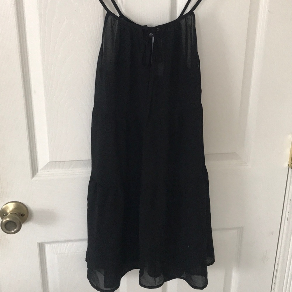 Kendall & Kylie Sheer Black Tank